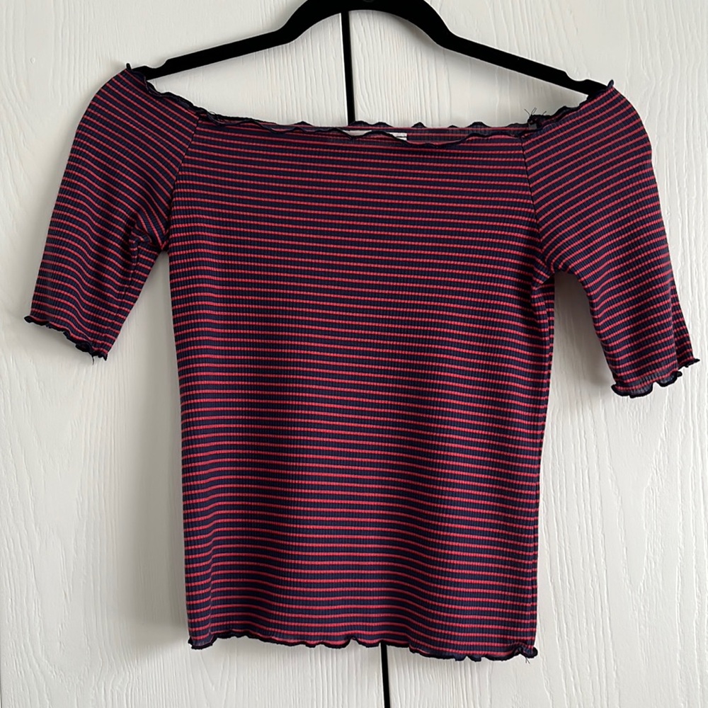 Off the shoulder shirt